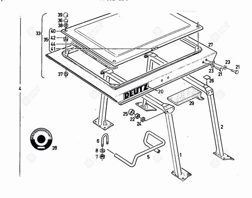 Pièces agricoles - Cabine et structure - CLAPET DE TOIT