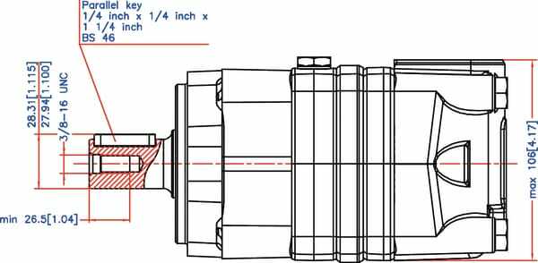 Pièces agricoles - Hydraulique - Moteur Orbit Cardan Ø 1", Sta