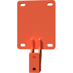 Pièces agricoles - Pièce divers - support soudé -peint-