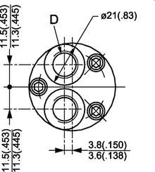 Pièces agricoles - Hydraulique - Moteur Orbit Ø16