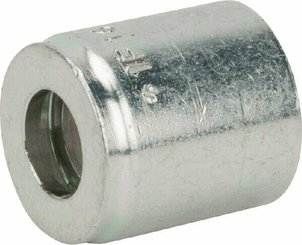 Pièces agricoles - Hydraulique - Jupe à sertir Ø23x24,7mm DN6 acier / zingué Alfagomma