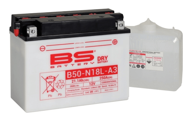 Pièces Quad & Motos - Electrique - Batterie BS BATTERY Haute-performance avec pack acide - B50-N18L-A3