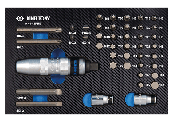 Outils - Outils divers - Module mousse + PP 43 pièces Tournevis à frapper + embouts