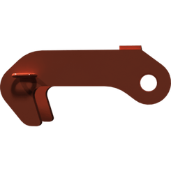 Pièces agricoles - Pièce divers - crochet HL25 cat2 soudé -peint-