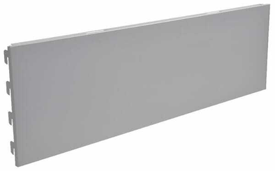 Pièces agricoles - Magasin - Panneau arr. L 20 cm blanc/alu