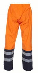 Vêtements et protections - Vêtement  - Pantalon de pluie, imperméable, 2XL, 58-60, Hi-Vis, orange Hydrosoft by, Hydrowear