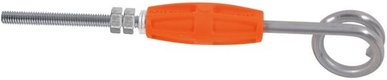 Isolateur décalé à boulonner 26 cm/M6 (20x)