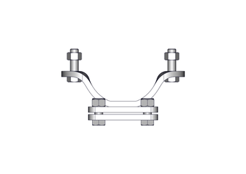 Materiels - Accessoires 0Kg-5Kg - DEMI BRIDE TREFLE D.102MM SERRAGE SANGLE