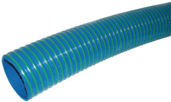 Pièces agricoles - Hydraulique - Tuyau PVC bleu/vert 5" 4m