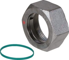 Pièces agricoles - Hydraulique - Ecrou + joint 35L