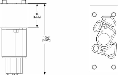 Pièces agricoles - Hydraulique - Aimant PVHC 12 V CC 2 DEU PWM