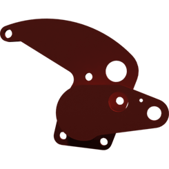 Pièces agricoles - Pièce divers - levier pivotant peint à gauche