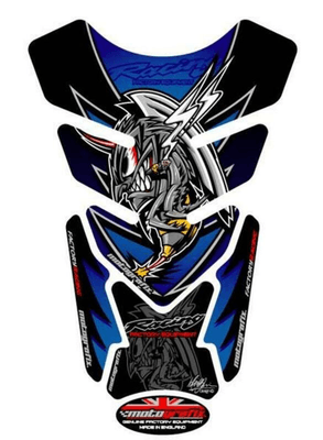 Pièces Quad & Motos - Equipement véhicule - Protection de réservoir MOTOGRAFIX 4pcs bleu Honda