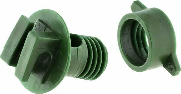 Pièces agricoles - Cloture,Jardin & Sylviculture - 20 Isol. à écrou vert ø6-14mm