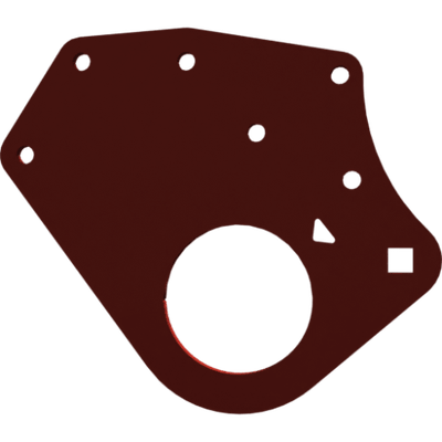 Pièces agricoles - Pièce divers - plaque de roulement peinte