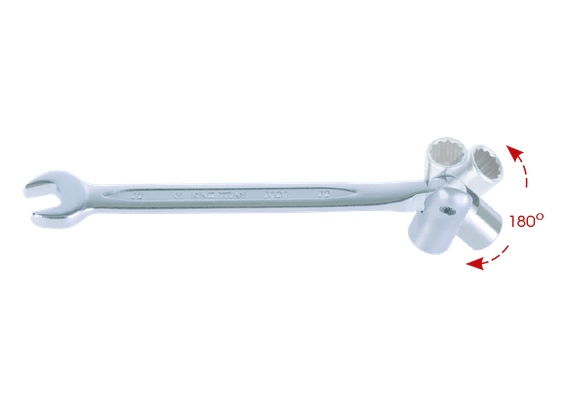 Outils - Outils divers - Clé mixte, fourche et douille articulée de 19mm