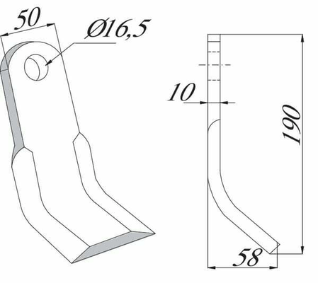 Pièces agricoles - Aménagements paysagers - Fléau Maletti