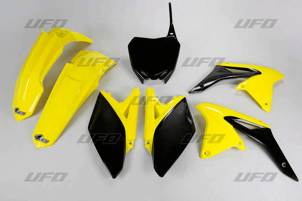 Pièces Quad & Motos - Plastiques - Kit plastique UFO couleur origine jaune/noir Suzuki RM-Z250