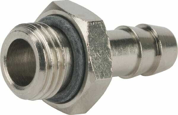Pièces agricoles - Pièce pneumatique - Embout de tuyau 9 mm x 1/4"