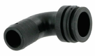 Raccord de tuyau 90° 25 mm avec connexion mâle T4