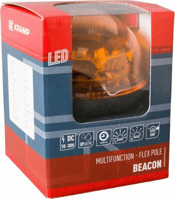 Pièces agricoles - Eclairage - Gyrophare LED 9W flexible 3 fonctions