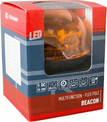 Pièces agricoles - Eclairage - Gyrophare LED 9W flexible 3 fonctions