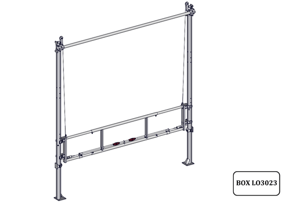 Accessoires et options matériel  - Matériel d'élevage - autre - SEPARATION DE LOGETTE RELEVABLE EN 2.30M/3.50M