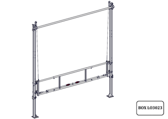 Accessoires et options matériel  - Matériel d'élevage - autre - SEPARATION DE LOGETTE RELEVABLE EN 2.30M/3.50M