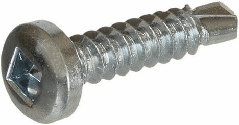 Pièces agricoles - Fasteners - Vis auto-perforante 4,2x19mm, 2mm Robertson carré SQ2 tête plate, DIN 7504 Kramp