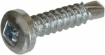 Vis auto-perforante 4,2x19mm, 2mm Robertson carré SQ2 tête plate, DIN 7504 Kramp