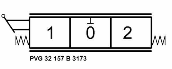 Pièces agricoles - Hydraulique - Comm. manuelle mécanique 157-B-3173