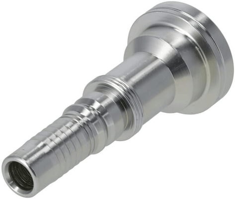 Pièces agricoles - Hydraulique - Raccord à sertir 4SH-DN16 avec bride ø41,3 mm