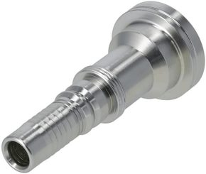 Pièces agricoles - Hydraulique - Raccord à sertir 4SH-DN16 avec bride ø41,3 mm