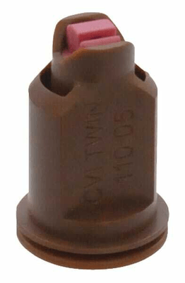 Pièces agricoles - Pièce Pulvérisateur - Buse à double injection d'air CVI TWIN 110° 5 brun céramique Albuz