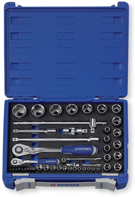 Outils - Outils divers - 1/4''1/2'' BOX CLIQUET 54 PCES