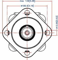 Pièces agricoles - Hydraulique - Moteur orbital OMS100