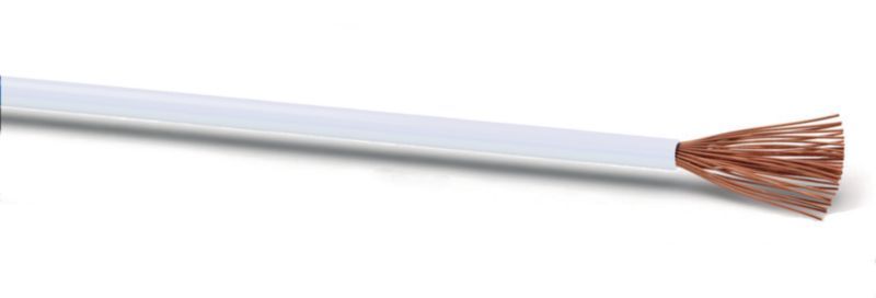 Electricité de bâtiment - Installation électrique - BOBINE FLRY50M 2,5MM² BLANC