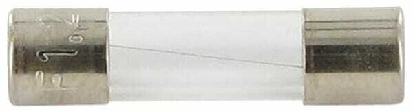 Pièces agricoles - Eclairage - Fusible verre 1,3A longueur 20mm pack 10x