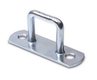 Attache de sangle, H= 25 mm, distance des trous= 51 mm, zinc