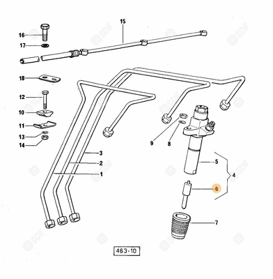 Pièces agricoles - Pieces moteur - INJECTEUR Deutz-Fahr origine