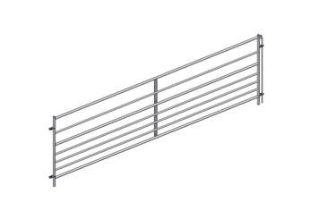 Materiels - Cage de contention - PACK DE 12 CLAIES OVIN 7 LISSES H.1M L.3M