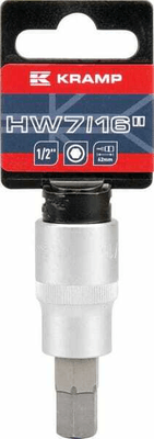 Outils - Outils divers - Douille de tournevis 1/2" Hex 7/16"