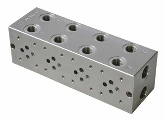 Pièces agricoles - Hydraulique - Base MRA3-4-G-Z NG6 ALU