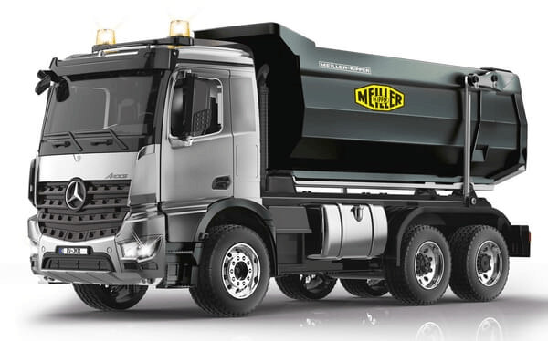 Loisirs - Jouets - Camion benne Mercedes Benz Arocs 1:20 Metal Meiller 2,4 GHz