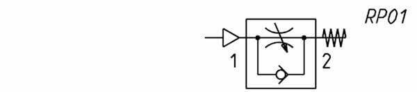 Pièces agricoles - Pièce pneumatique - Limiteur débit