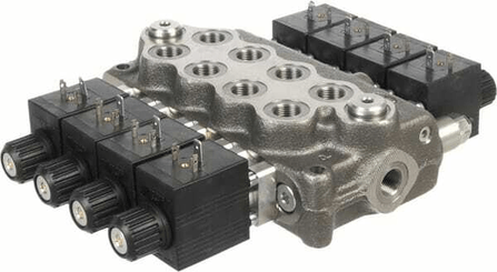 Pièces agricoles - Hydraulique - Distributeur SD5 4x18ES3/AET 12 Vcc