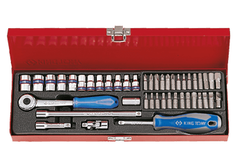 Outils - Outils divers - Coffret 1/4" 45 pièces douilles et embouts