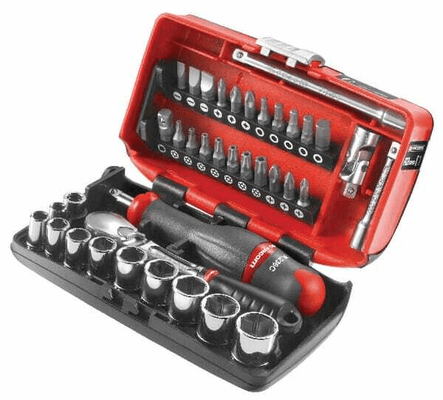 Outils - Outils divers - Jeu de douilles 1/4", métriques 6 pans