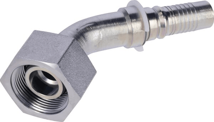 Pièces agricoles - Hydraulique - Raccord à sertir 4SH-DN20-25S-M36x2,0-45°