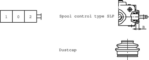 Pièces agricoles - Hydraulique - Capuchon levier SD18